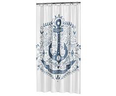 Sealskin Anchor Cortina de ducha 180x200 cm PoliÃ©ster Azul