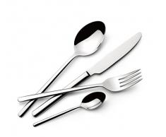 Lagostina 014436650524 - Juegos de cubertería, Acero Inoxidable, 24 Piezas