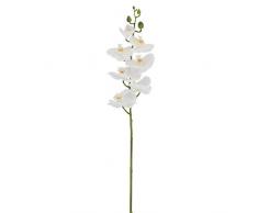 Aufora OrquÃdea Artificial Flor, Blanco, 100 cm