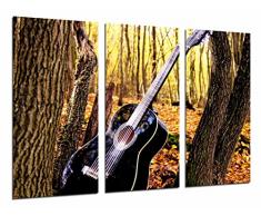 Poster FotogrÃ¡fico Guitarra en la Naturaleza, Musica, Arboles TamaÃ±o total: 97 x 62 cm XXL
