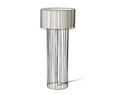 Faro Barcelona 29312 - LINDA Sobremesas y lámparas de pie, acero, pantalla textil y metal, color negro