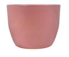Meliflor Maceta de CerÃ¡mica Redonda 25X19 cm Rosa Duraderas y Resistentes - DecoraciÃ³n - Hogar y JardÃ­n - Artesanalmente Fabricado en EspaÃ±a