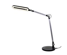 Briloner Leuchten - Lámpara de mesa LED, regulable, control de temperatura de color, control táctil, altura ajustable, 6,6 vatios, 700 lúmenes, negro