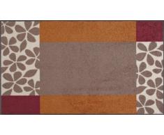 Wash+Dry - Alfombra Florita 75x120, Marrón