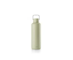 EQUA Botella de agua aislada sin tiempo, doble pared, acero inoxidable, 24 horas de frÃo o caliente hasta 12 horas, sin BPA, a prueba de fugas, duradera, multifuncional (matcha, 600 ml)