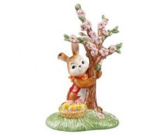 Goebel Ostern Figura de Conejo de Pascua, Porcelana, Multicolor, 12x9.50x19 cm