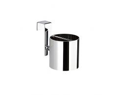 Baikal Soporte a Escoger Entre Plancha de Pelo o Secador de Pelo. Soporte Colgante. Estante de Almacenamiento para Baño. Acabado en Cromo Brillo o Negro Mate. Soporte Plancha de Pelo Cromo Brillo