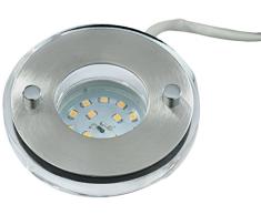 Briloner Leuchten luz LED empotrada, 1 x 5 W dreamlights, 400 lm, Matt-nÃquel 7214-012