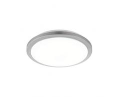 EGLO COMPETA-ST - Lámpara de pared o techo (acero, 26 W), color blanco