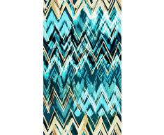 Homemania - Alfombra Impresa, 25% poliÃ©ster, 75% algodÃ³n, Multicolor