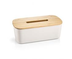 Tescoma 900825 Online, Porta paÃ±uelos de bambÃº, dispensador de paÃ±uelos, Caja para paÃ±uelos de Papel, 28,5 x 15 x 10,5 cm