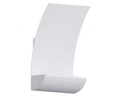 EGLO MONTEU Aplique de pared para exterior Blanco SMD LED Module LED 4,8 W - Iluminación al aire libre (Aplique de pared para exterior, Blanco, Zinc de acero, IP44, I, Blanco)