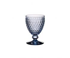 Villeroy & Boch Boston Coloured Vaso de Vino Rojo, 310 mililitros, Cristal, Azul, 1 Unidad (Paquete de 1)