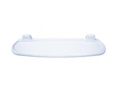 MSV Estante Blanco Basic, Polipropileno, 58x14x5.5 cm
