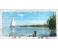 Pro-Art g1224g - Lienzo en impresión giclée (100 x 50 cm), diseño de Paisaje nórdico VII, Multicolor, 60 x 30 cm