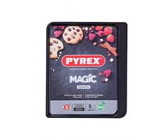 Pyrex Magic Fuentes para Horno, Acero Inoxidable, 33 x 25 cm