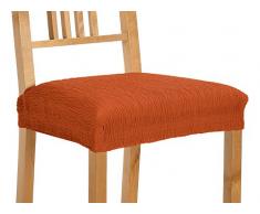 Martina Home Emilia Pack de Fundas de Asiento para Silla, Tela, Naranja, 40 x 50 cm, 2 Unidades