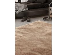 ABC Tappeti Alfombra Shaggy Extra Soft MarrÃ³n 80 x 150 cm