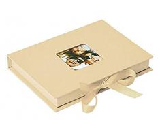 Walther Design FB-112-H caja de fotos Fun para 70 fotos en el formato 10 x 15 cm, crema