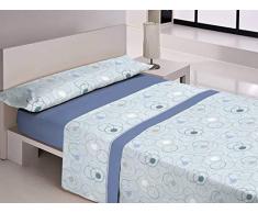 Libela Juegos sabanas, Azul, Cama 135 cm