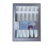 Jamie Oliver 555283 - Cuchillos para carne (acero inoxidable)