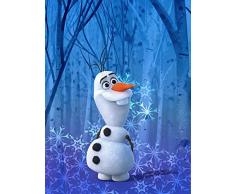 Komar Disney Wandbild Von Frozen Olaf Crystal | Kinderzimmer, Babyzimmer, Dekoration, Kunstdruck | ohne Rahmen | WB067-30x40 fotomural, carbÃ³n