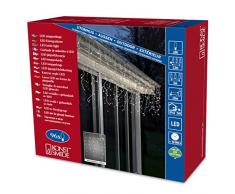 Konstsmide 2741-103 - Cortina de micro ledes (96 diodos de luz blanca cÃ¡lida, transformador exterior de 24 V, cable transparente)