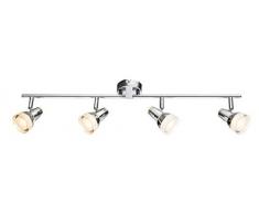 Globo Alaska - Foco LED, cromado