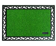 AstroTurf Utopia Mamut - Felpudo Alfombra de Entrada Exterior, 60 x 90 cm, Color Verde Primavera