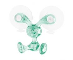 Koziol Ganchos de Pared, Transparent Jade, 42x105x90 mm