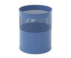 V-Part VB 270510 - Papelera cilíndrica de metal (10 L), color azul