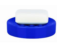 Spirella colección Tube, Bandeja para Pastilla de jabón 11,0 x 11,0 x 2,6 cm, Gres, Azul, 11.0 X 11.0 X 2.6 Cm
