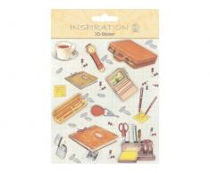 Ursus Pegatinas 3D Everyday compuesta por varios niveles, materiales de alta calidad, autoadhesivas, para decorar tarjetas de felicitaciÃ³n, scrapbooking y otras manualidades, carbÃ³n, talla Ãºnica