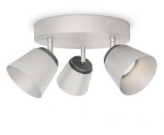 Philips Foco 533431716 Lámpara de Techo, Gris