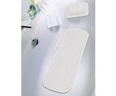 Meusch 2074100001 Free - Alfombrilla para la Ducha (36 x 92 cm), Color Blanco