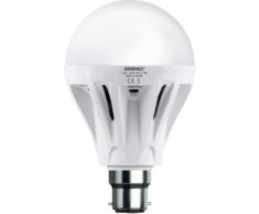 Bombilla LED â Bombilla de bajo consumo â Bombilla con casquillo â Bombilla de llama â Equivalente a bombilla halÃ³gena â Bombilla A80 anti cortes cristal blanco B22 7 W 6400 K 300 Lm