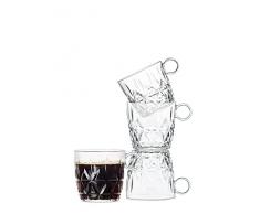 Sagaform 5018222 - Juego de 4 tazas de cafÃ© de pÃ­cnic (acrÃ­lico, con un volumen de 280 ml, 8 x 8 cm)