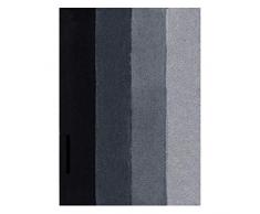 Spirella colección Four, Alfombrilla de Ducha 55 x 65,90% Polyester-10% AcrÃlico,Multicolor, Gris-Negro, 65 x 55 x 25 cm