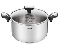 Tefal Emotion E3014604 - Olla (24 cm, 5 L, acero inoxidable)