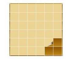 Adhesivo para azulejos para baño y cocina – 10 x 10 cm – Vainilla brillante – 160 adhesivos para azulejos para pared azulejos