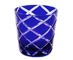 Edzard Taza DIO Azul Set de 6 H 8 cm Vasos de Agua y de Whisky, Multicolor, Ãnico