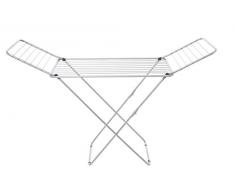 Gimi Alucom Tendedero EconÃ³mico Con Varillas Gruesas Antipliegues y Patas Antideslizantes