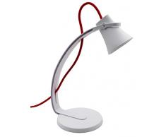 Zanussi DL 1001 lámpara de Escritorio LED Design, plástico, Blanche 3.00 wattsW 220.00 voltsV, 3 W, Blanco