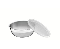 Tramontina Cuenco para mezclar (acero inoxidable, con tapa, diÃ¡metro de 18 cm, 1,6 L, apto para lavavajillas)