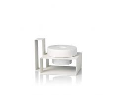 Lucie Kaas Marco MR01WH - Candelabro (8 cm, mÃ¡rmol), Color Blanco
