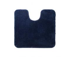Sealskin Alfombra de BaÃ±o Contorno Inodoro Angora, 55 x 60 x 2 cm, AcrÃ­lico, Azul