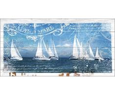 Pro-Art g1222g - Lienzo en impresión giclée (100 x 50 cm), diseño de Paisaje nórdico V, Multicolor, 60 x 30 cm