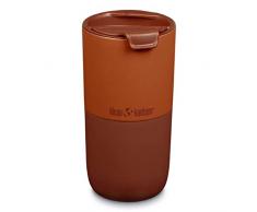 Klean Kanteen Rise - Vaso de acero inoxidable con tapa abatible de 16 onzas, esmalte otoñal