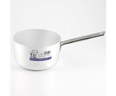 Pentole Agnelli ALMA10522 Sartenes Profesionales de Aluminio de 3 mm, Cacerola Alta con Mango, 4.6 L