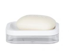 Wenko Jabonera, AcrÃ­lico, Blanco, 7.5 x 7.5 x 3 cm